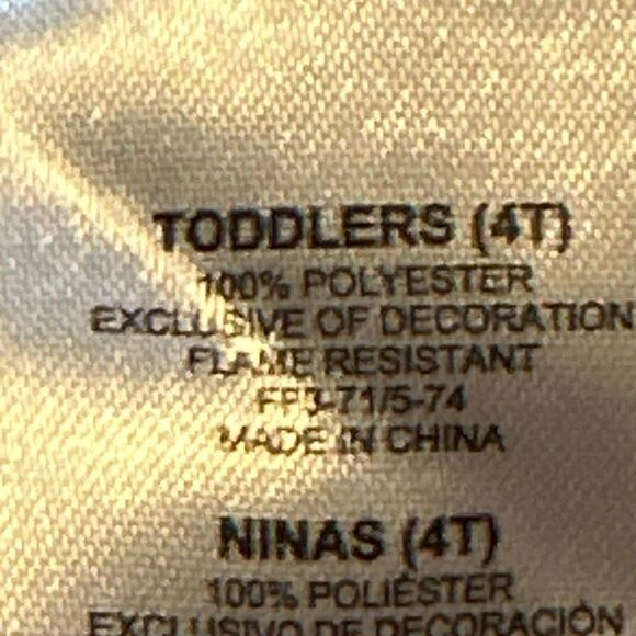 Disney Princess The Little Mermaid Ariel Nightgown Pajamas | Toddler Size 4T - Picture 6 of 7